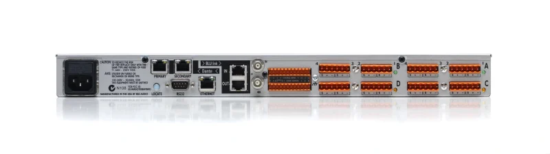 BSS Audio BLU-806DA Signal Processor with BLU link and Dante™ / AES67 / EN 54-16 Compliant for Life Safety Applications - Image 3