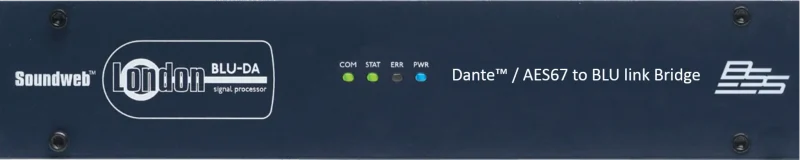 BSS Audio Dante™ / AES67 to BLU link Bridge / EN 54-16 Compliant for Life Safety Applications - Image 3