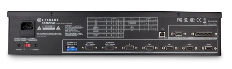 Crown CXM 2000 Cinema Monitor Crossover Amplifier - Image 2