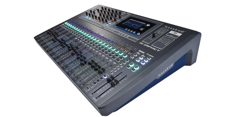 Soundcraft Si Impact 80-input Digital Mixing Console and 32-in/32-out USB Interface and iPad Control