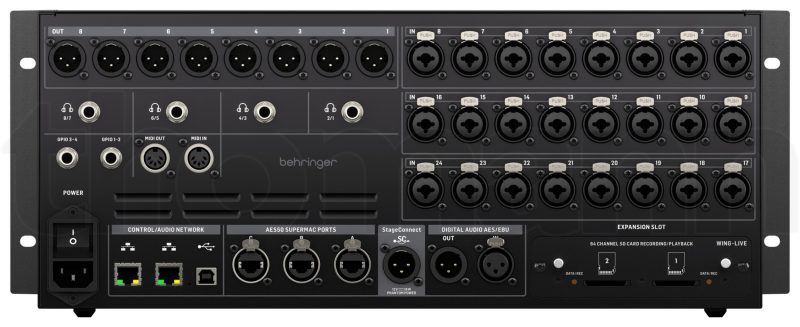 Behringer WING Rack 48-Channel Rack Mount Full Stereo Digital Mixer - Image 3