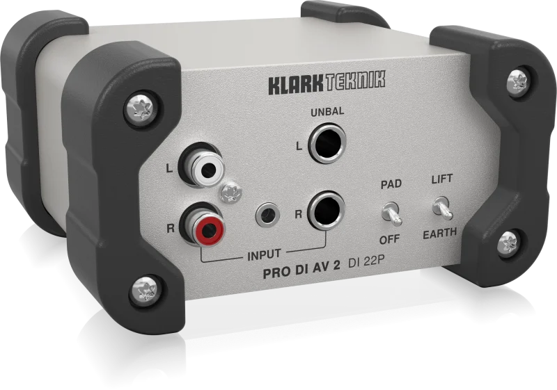 Klark Teknik DI 22P Passive Stereo DI Box with Midas Transformers and Extended Dynamic Range - Image 2