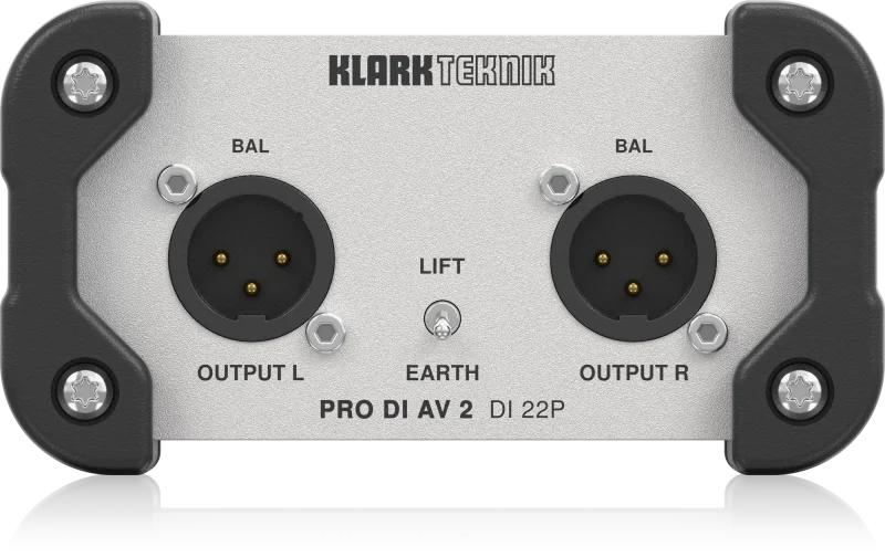 Klark Teknik DI 22P Passive Stereo DI Box with Midas Transformers and Extended Dynamic Range - Image 4