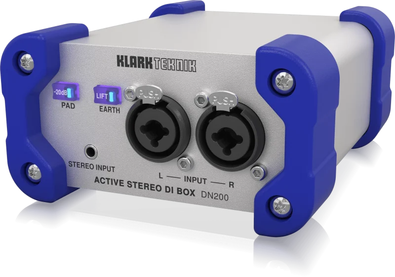 Klark Teknik DN200 V2 2 Channel Active DI Box with Extended Dynamic Range and Sum/Split Options - Image 3