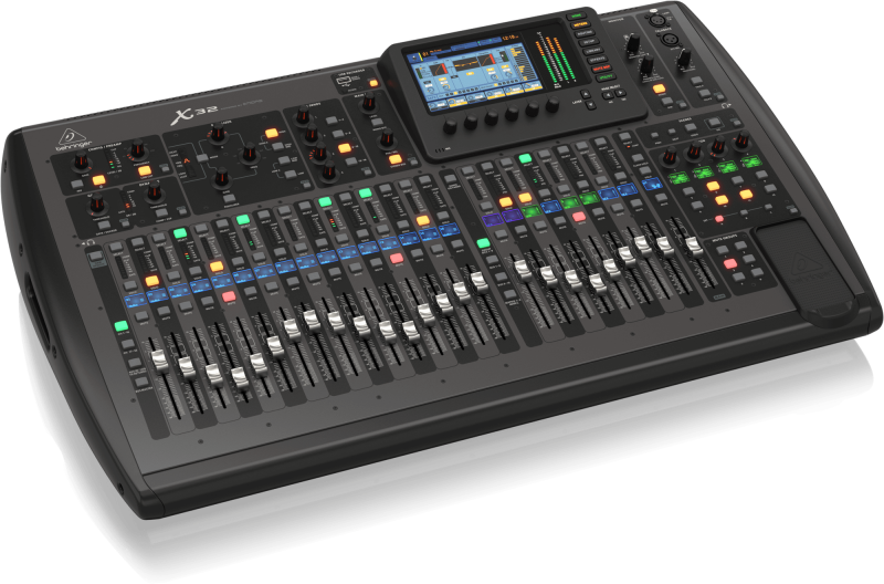 Behringer X32 40-Input, 25-Bus Digital Mixing Console with 32 Programmable MIDAS Preamps, 25 Motorized Faders, Channel LCD’s, 32-Channel Audio Interface and iPad/iPhone Remote Control - Image 2