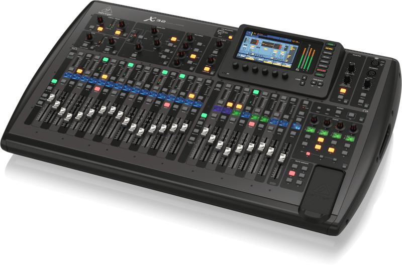 Behringer X32 40-Input, 25-Bus Digital Mixing Console with 32 Programmable MIDAS Preamps, 25 Motorized Faders, Channel LCD’s, 32-Channel Audio Interface and iPad/iPhone Remote Control - Image 4