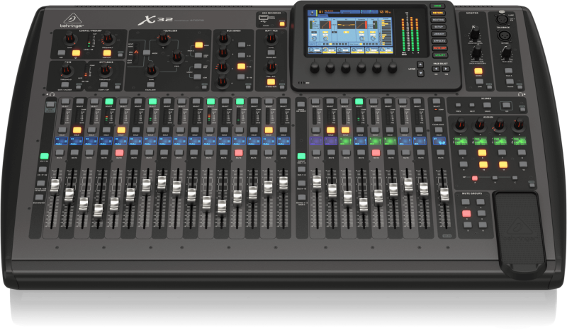 Behringer X32 40-Input, 25-Bus Digital Mixing Console with 32 Programmable MIDAS Preamps, 25 Motorized Faders, Channel LCD’s, 32-Channel Audio Interface and iPad/iPhone Remote Control - Image 5