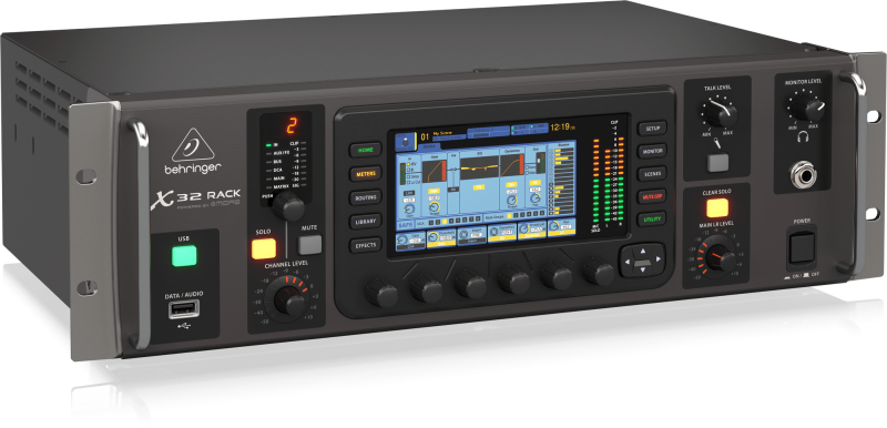 Behringer X32 Rack 40-Input, 25-Bus Digital Rack Mixer with 16 Programmable Midas Preamps, USB Audio Interface and iPad/iPhone Remote Control - Image 2