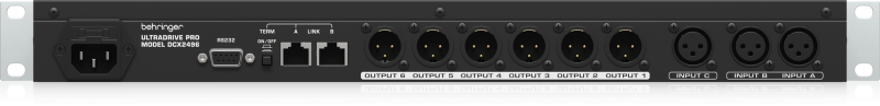 Behringer DCX2496 Ultradrive Pro Ultra-High-Precision Digital 24-Bit/96 kHz Loudspeaker Management System - Image 3