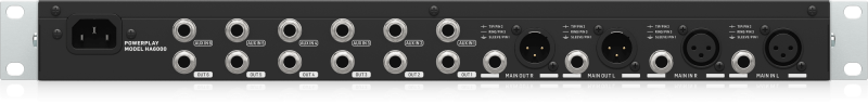 Behringer HA6000 6-Channel High-Power Headphones Mixing and Distribution Amplifier - Image 3