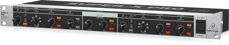 Behringer CX2310 High-Precision Stereo 2-Way/Mono 3-Way Crossover with Subwoofer Output Product Features - Image 4