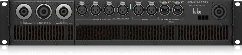 Lab Gruppen PLM 20K44 SP 20,000 Watt Amplifier with 4 Flexible Output Channels on Industry-Standard Twist-Lock Speaker Connectors, Lake Digital Signal Processing and Digital Audio Networking for Touring Applications - Image 5