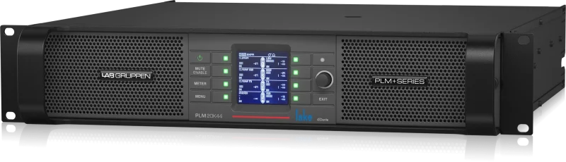Lab Gruppen PLM 20K44 SP 20,000 Watt Amplifier with 4 Flexible Output Channels on Industry-Standard Twist-Lock Speaker Connectors, Lake Digital Signal Processing and Digital Audio Networking for Touring Applications - Image 3