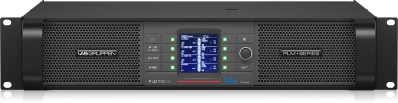 Lab Gruppen PLM 20K44 SP 20,000 Watt Amplifier with 4 Flexible Output Channels on Industry-Standard Twist-Lock Speaker Connectors, Lake Digital Signal Processing and Digital Audio Networking for Touring Applications - Image 4