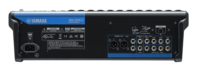 Yamaha MG20XU 20-Channel, Mic Preamps, Pad Switch, Analog Mixing Console - Image 3