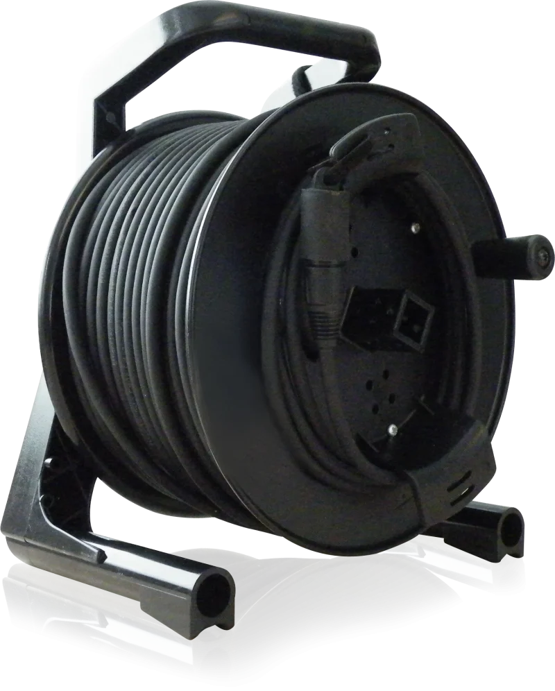 Klark Teknik NCAT5E-50M Tour-Grade Ruggedised and Screened Cat5e Network Cable (50 Metre Reel) - Image 3