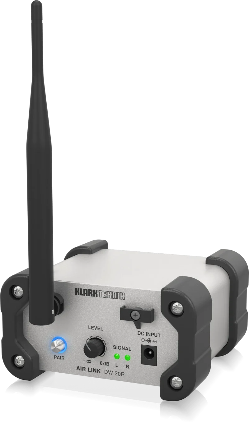 Klark Teknik DW 20R 2.4 GHz Wireless Stereo Receiver for High-Performance Stereo Audio Broadcasting - Image 2