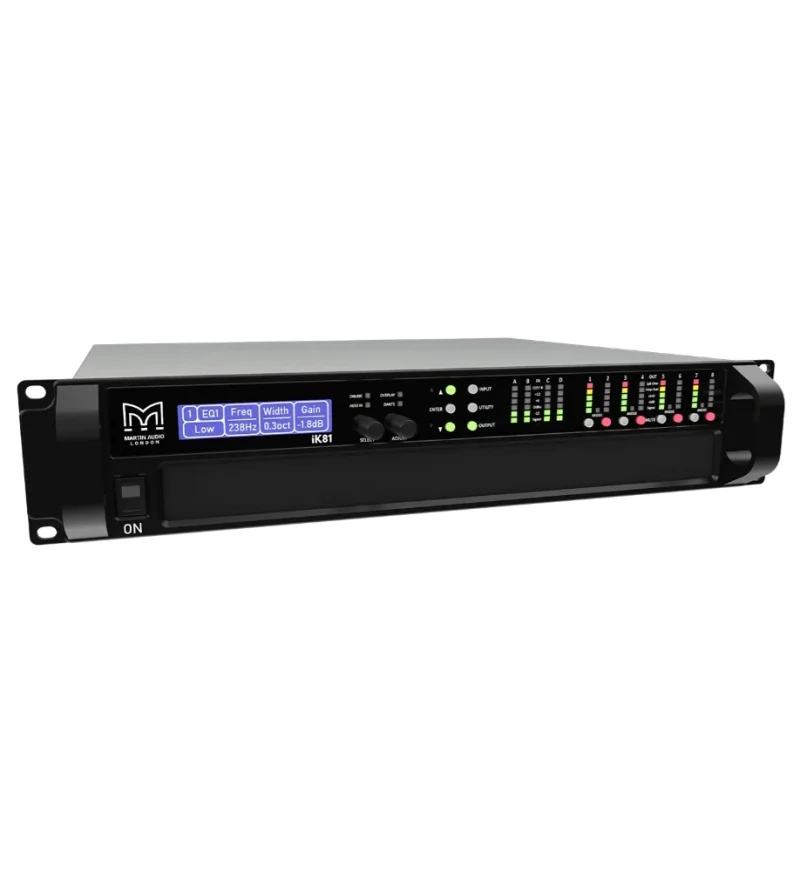 Martin Audio iKON iK81 DANTE Eight-channel 10,000W Class D Power Performance Amplifier