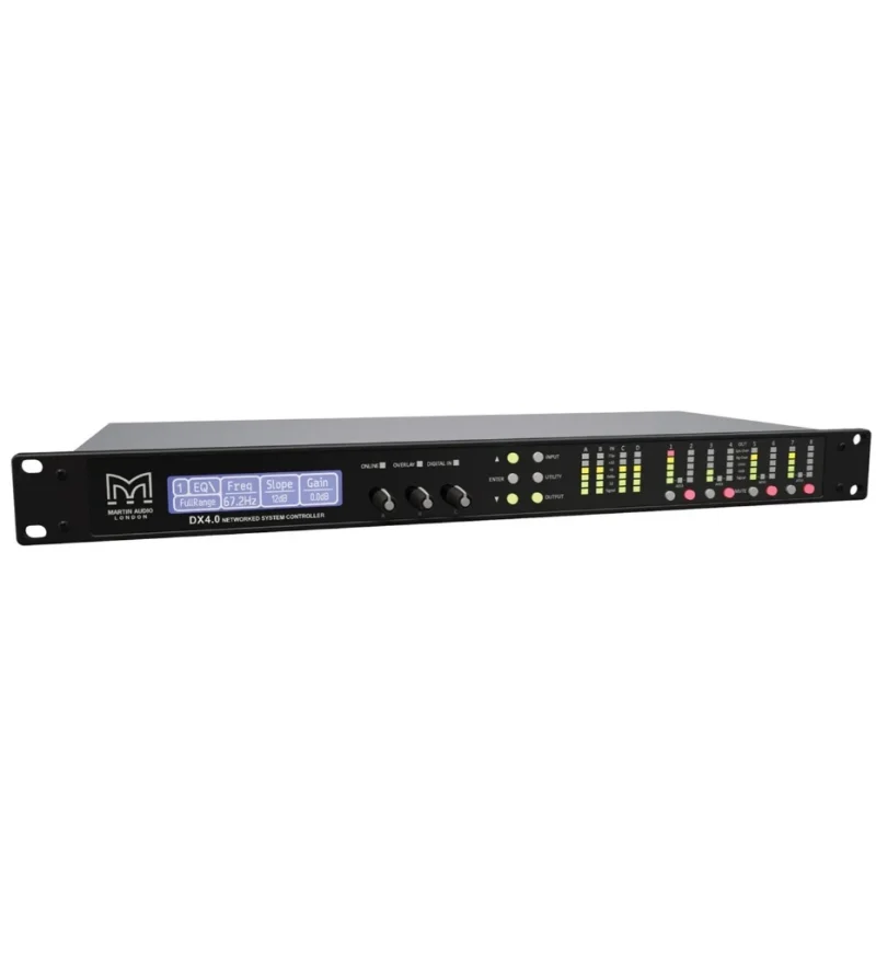 Martin Audio DX4.0 4-in-8-out Networked Loudspeaker Processor, Controller and Matrix