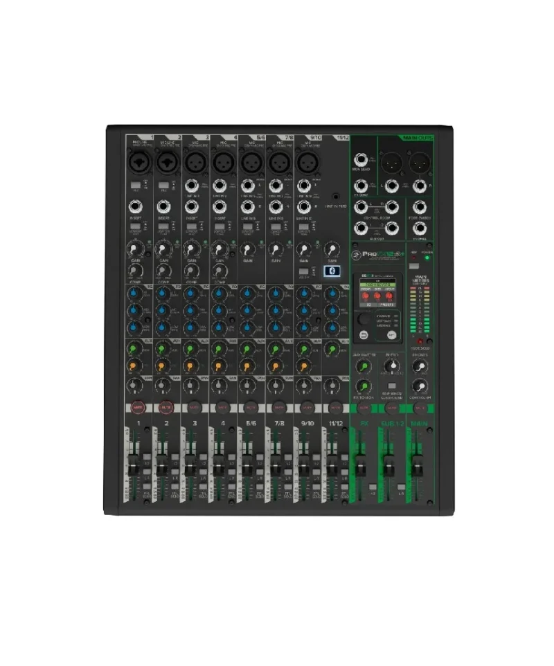 Mackie ProFX12v3+ 12 Channel Mixer with Bi-Directional Bluetooth