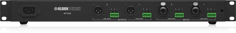 Klark Teknik DF1000 Ultra-Fast and Fully Automatic Dual-Channel Feedback Suppression Processor - Image 2