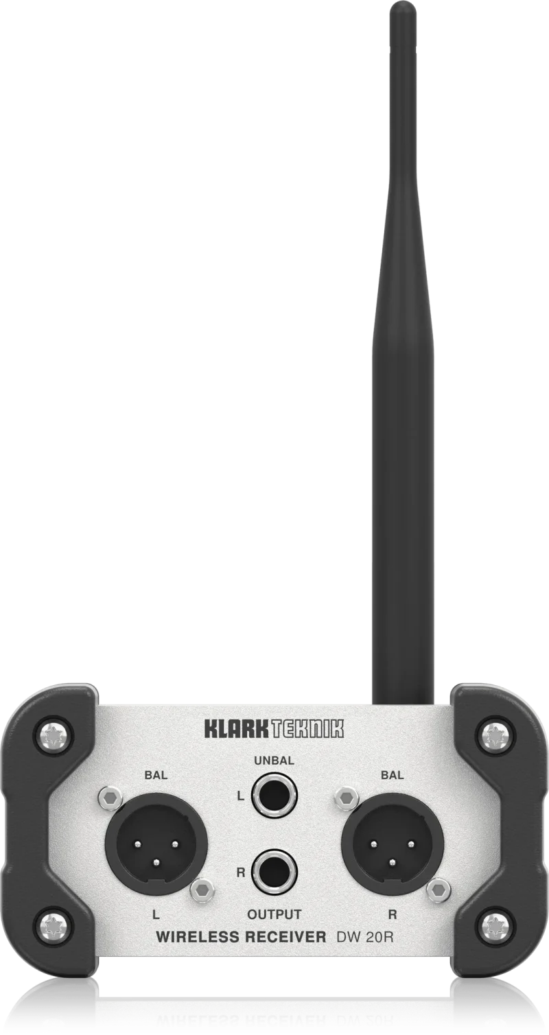 Klark Teknik DW 20R 2.4 GHz Wireless Stereo Receiver for High-Performance Stereo Audio Broadcasting - Image 4