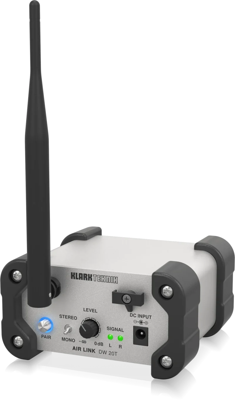 Klark Teknik DW 20T 2.4 GHz Wireless Stereo Transmitter for High-Performance Stereo Audio Broadcasting - Image 3