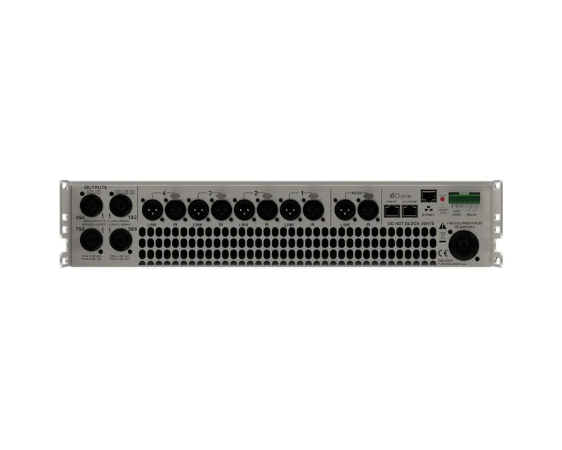 Martin Audio iKON iK81 DANTE Eight-channel 10,000W Class D Power Performance Amplifier - Image 3