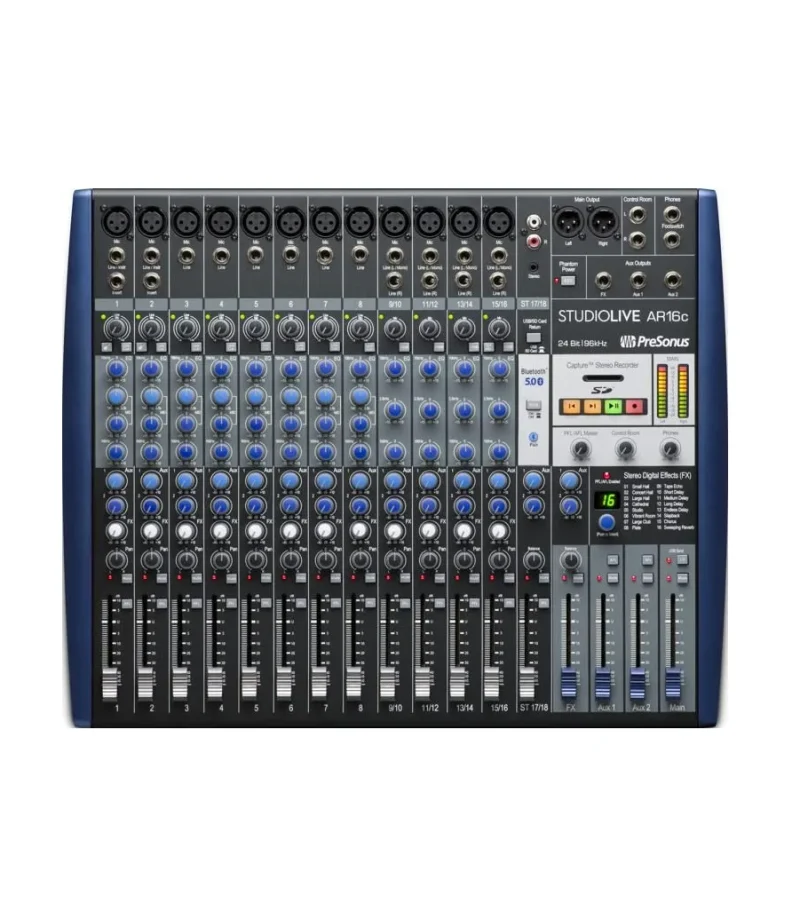 PreSonus StudioLive AR16c Mixer and Audio Interface with Effects