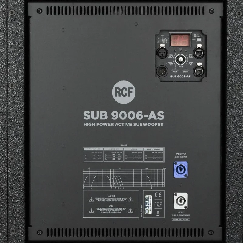 RCF SUB 9006-AS Active High Power Subwoofer - Image 4