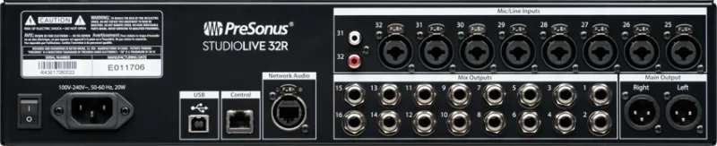 PreSonus StudioLive 32R 32-channel Rackmount Digital Mixer - Image 2